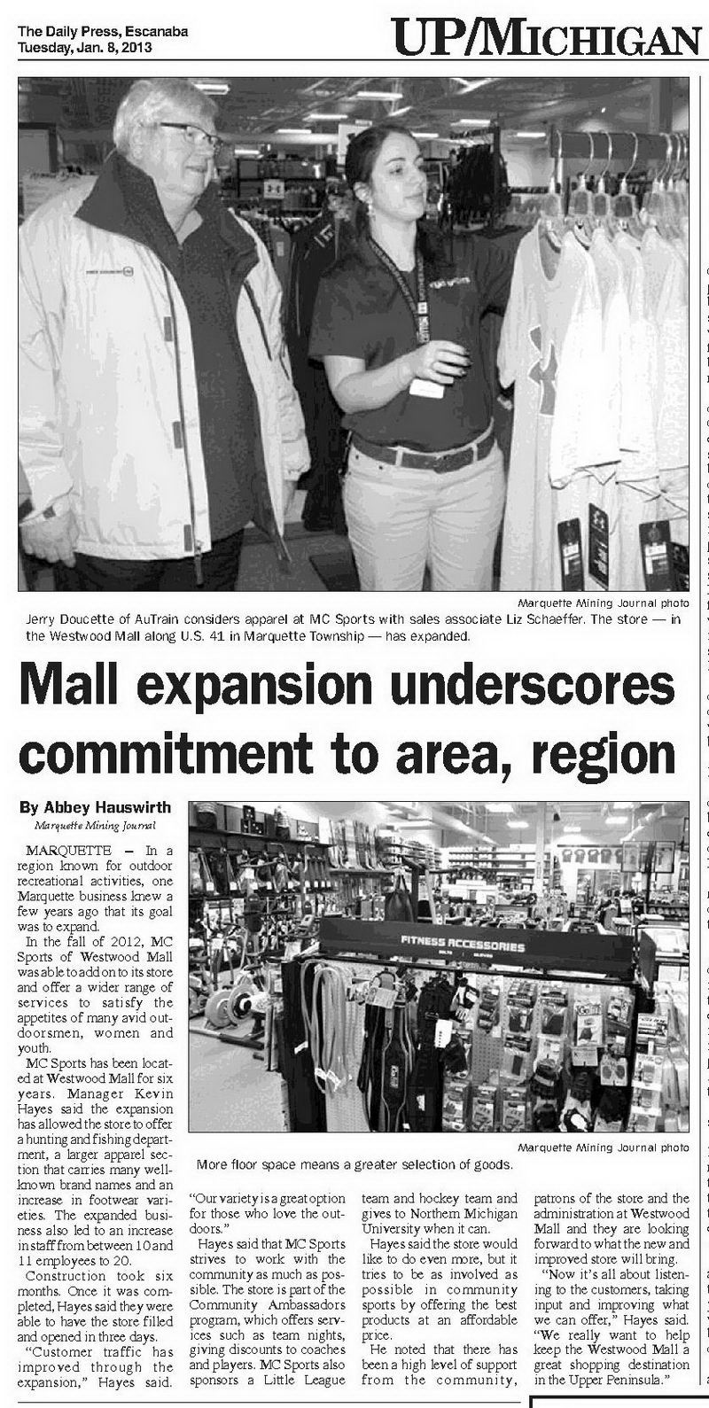 Westwood Mall - 2013 Article On Mc Expansion